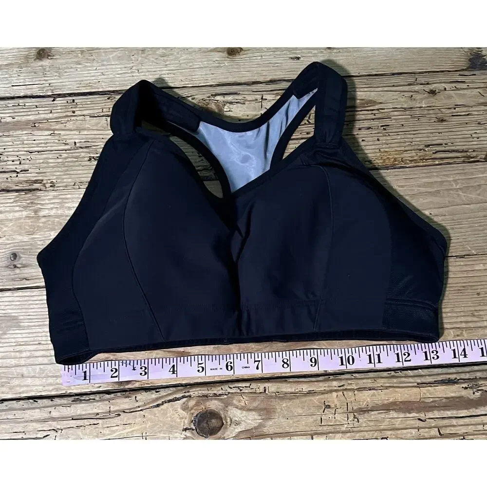 Syrokan Women’s Size 38D Black Sports Bra